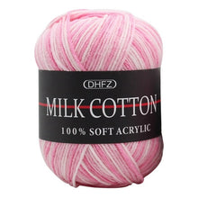 Load image into Gallery viewer, Natural Soft Silk Milk Cotton Yarn Thick Yarn Knitting Lover Scarves Knitting Wool Crochet Yarn Weave Thread DIY Sweater