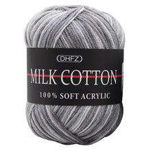 Load image into Gallery viewer, Natural Soft Silk Milk Cotton Yarn Thick Yarn Knitting Lover Scarves Knitting Wool Crochet Yarn Weave Thread DIY Sweater
