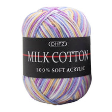 Load image into Gallery viewer, Natural Soft Silk Milk Cotton Yarn Thick Yarn Knitting Lover Scarves Knitting Wool Crochet Yarn Weave Thread DIY Sweater