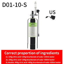 Load image into Gallery viewer, ZRDR Aquarium DIY CO2 Generator System Kit With Pressure Air Flow Adjustment Water Plant Fish Aquarium ValveDiffuserThe reaction