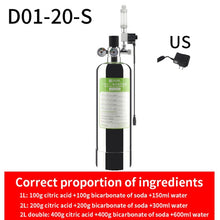 Load image into Gallery viewer, ZRDR Aquarium DIY CO2 Generator System Kit With Pressure Air Flow Adjustment Water Plant Fish Aquarium ValveDiffuserThe reaction