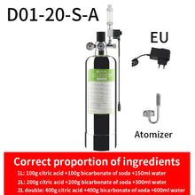 Load image into Gallery viewer, ZRDR Aquarium DIY CO2 Generator System Kit With Pressure Air Flow Adjustment Water Plant Fish Aquarium ValveDiffuserThe reaction