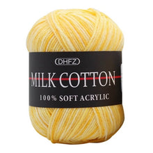 Load image into Gallery viewer, Natural Soft Silk Milk Cotton Yarn Thick Yarn Knitting Lover Scarves Knitting Wool Crochet Yarn Weave Thread DIY Sweater
