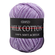 Load image into Gallery viewer, Natural Soft Silk Milk Cotton Yarn Thick Yarn Knitting Lover Scarves Knitting Wool Crochet Yarn Weave Thread DIY Sweater

