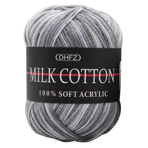 Natural Soft Silk Milk Cotton Yarn Thick Yarn Knitting Lover Scarves Knitting Wool Crochet Yarn Weave Thread DIY Sweater