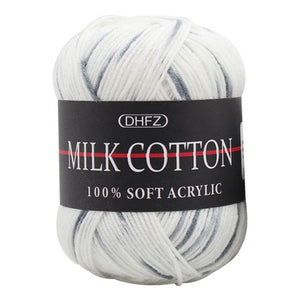 Natural Soft Silk Milk Cotton Yarn Thick Yarn Knitting Lover Scarves Knitting Wool Crochet Yarn Weave Thread DIY Sweater