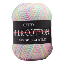 Load image into Gallery viewer, Natural Soft Silk Milk Cotton Yarn Thick Yarn Knitting Lover Scarves Knitting Wool Crochet Yarn Weave Thread DIY Sweater
