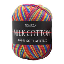 Load image into Gallery viewer, Natural Soft Silk Milk Cotton Yarn Thick Yarn Knitting Lover Scarves Knitting Wool Crochet Yarn Weave Thread DIY Sweater
