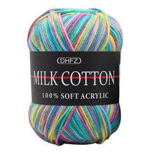 Load image into Gallery viewer, Natural Soft Silk Milk Cotton Yarn Thick Yarn Knitting Lover Scarves Knitting Wool Crochet Yarn Weave Thread DIY Sweater
