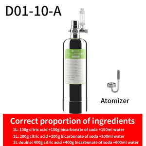 ZRDR Aquarium DIY CO2 Generator System Kit With Pressure Air Flow Adjustment Water Plant Fish Aquarium ValveDiffuserThe reaction
