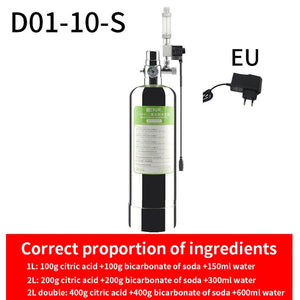 ZRDR Aquarium DIY CO2 Generator System Kit With Pressure Air Flow Adjustment Water Plant Fish Aquarium ValveDiffuserThe reaction